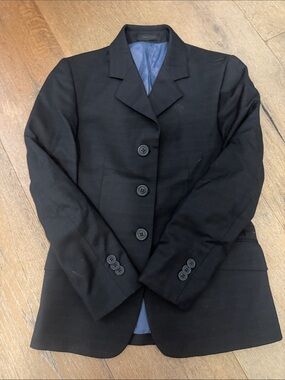 R.J. Classics Girls Essential Collection Equestrian Show Coat – Black Size 10R